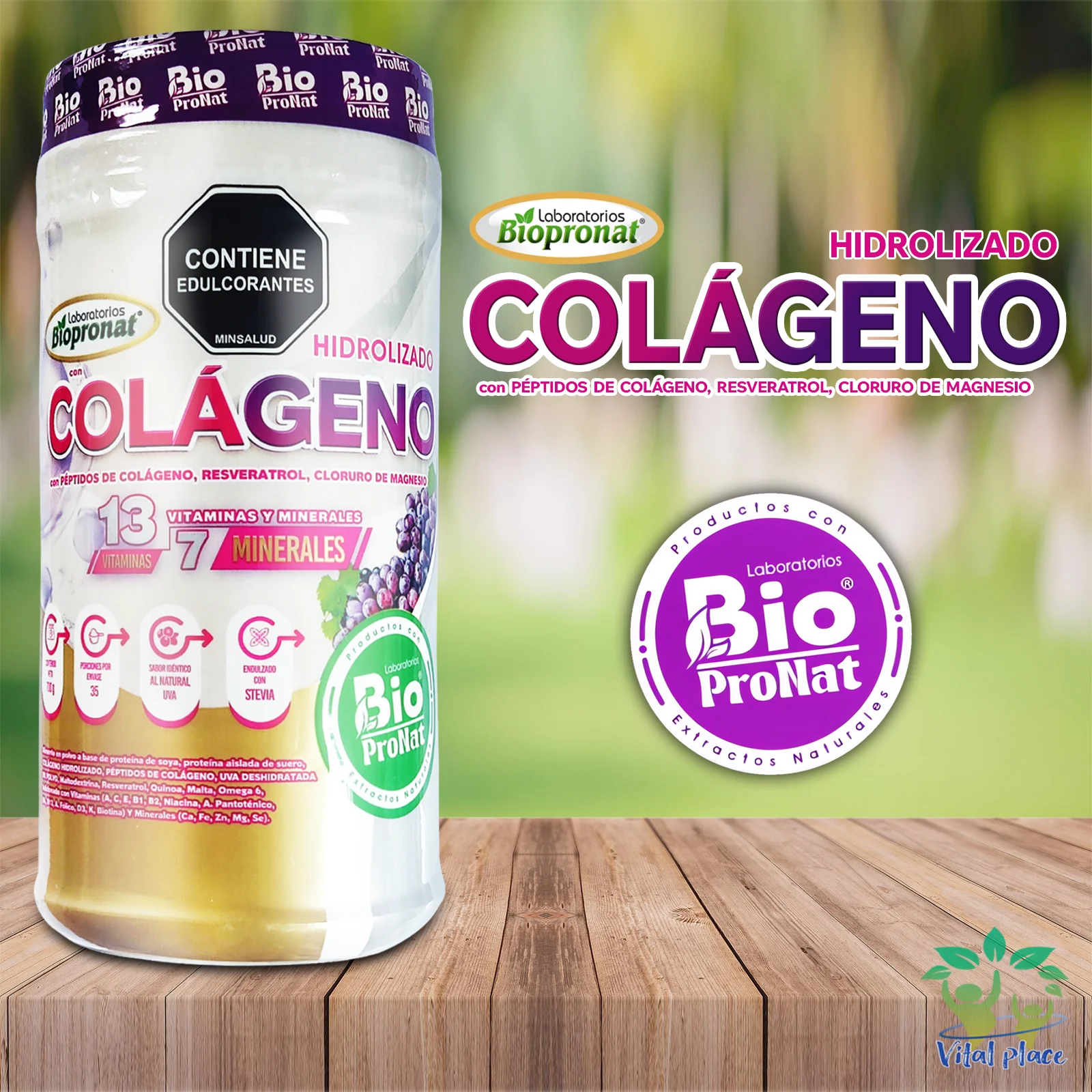 Colágeno Con Péptidos Biopronat 700gr Colágeno Con Péptidos Biopronat 700gr