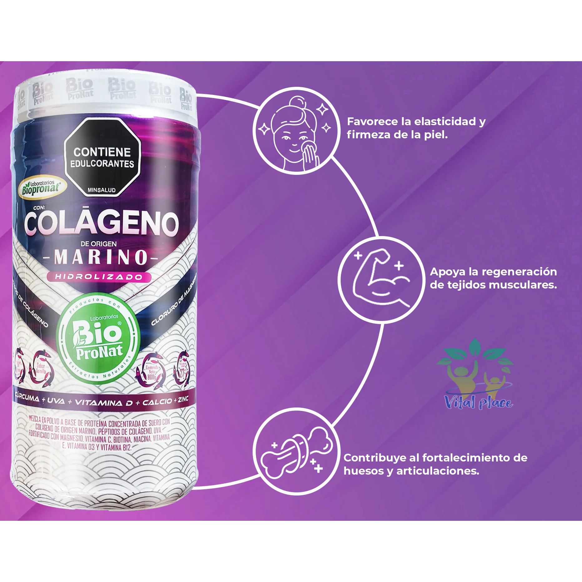 Colágeno Marino Colafish Biopronat x 800gr Colágeno Marino Colafish Biopronat x 800gr