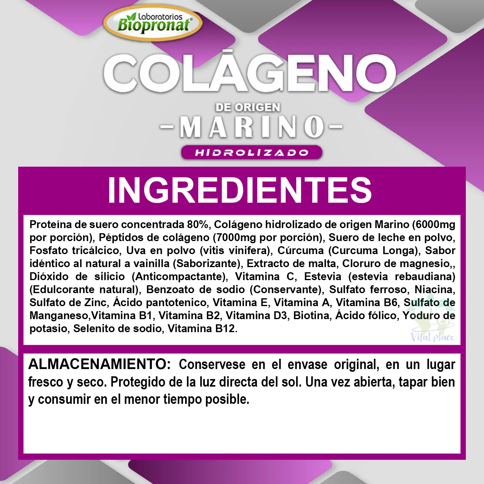 Colágeno Marino Colafish Biopronat x 800gr Colágeno Marino Colafish Biopronat x 800gr