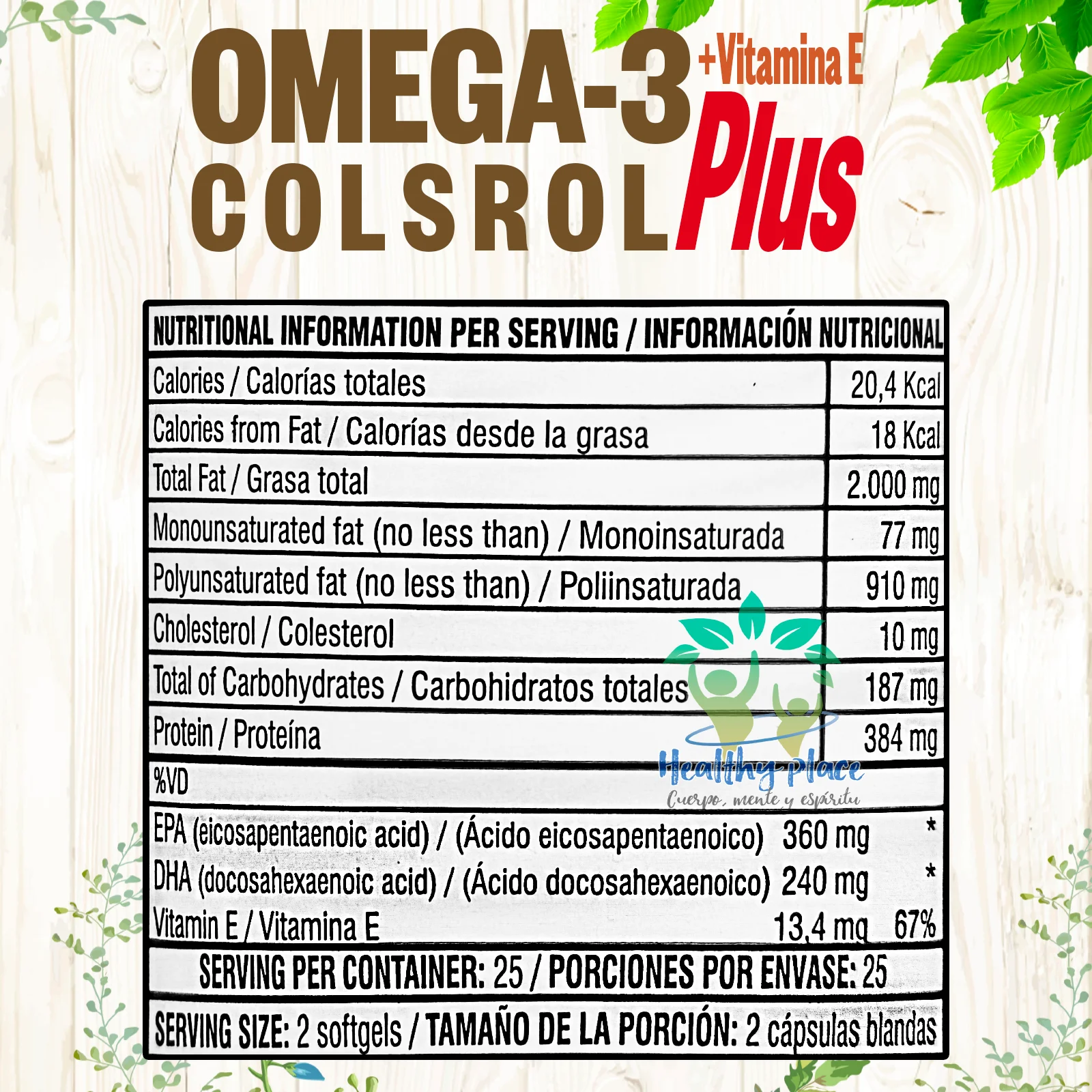 Omega 3 PLUS Promo 2 Frascos 50cap c/u Total 100cap PLUS Omega 3 PLUS Promo 2 Frascos 50cap c/u Total 100cap PLUS