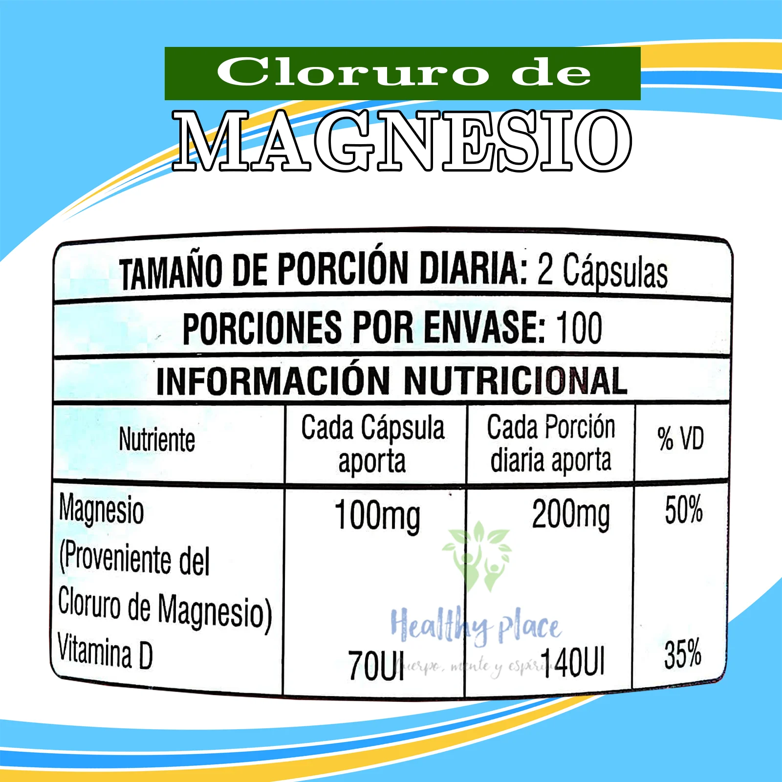 Cloruro Magnesio Natural Freshly 200cap Cloruro Magnesio Natural Freshly 200cap