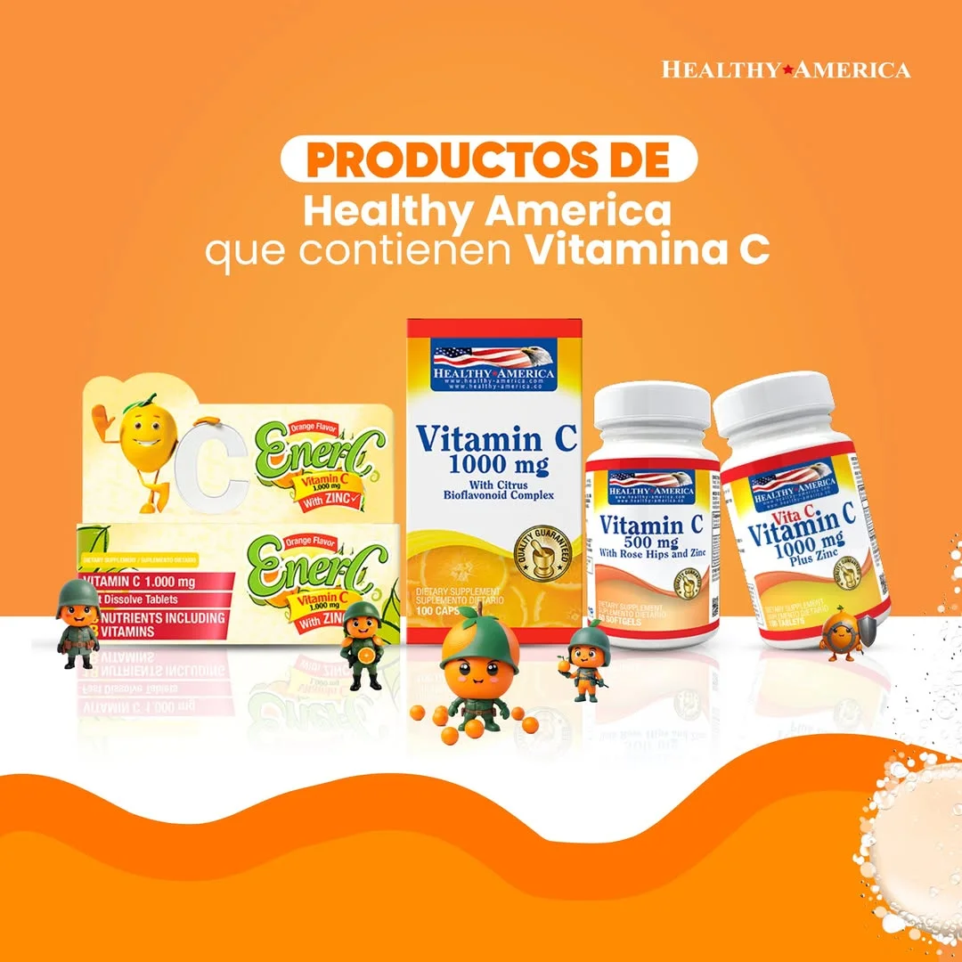 Vitamina C 1000 Mg Plus Zinc 100 Tabletas Healthy America Vitamina C 1000 Mg Plus Zinc 100 Tabletas Healthy America