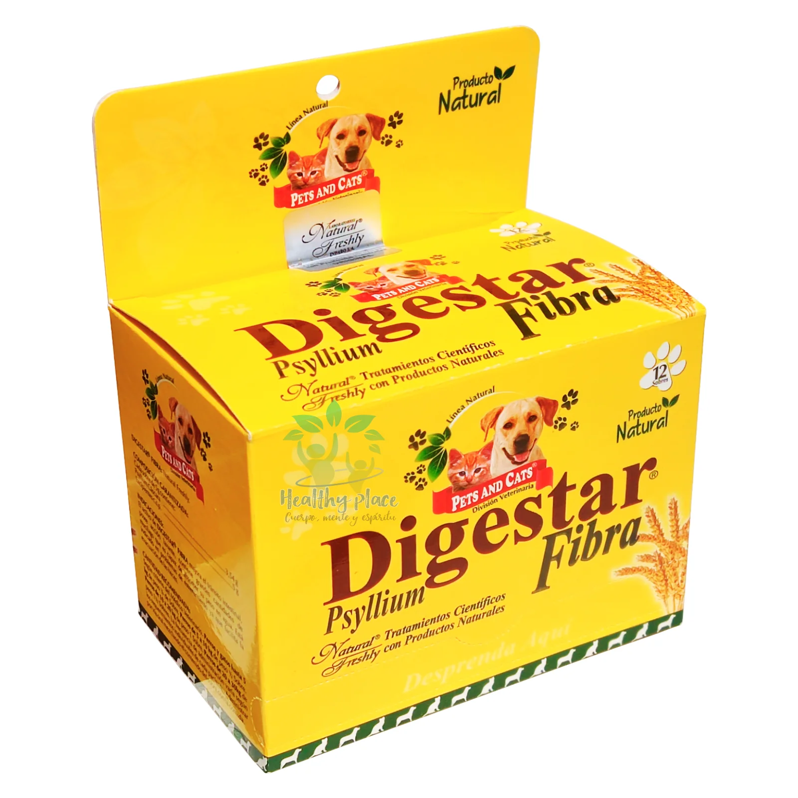 Digestar Fibra Para Perros Y Gatos Caja X 12 Sobres Natural Freshly